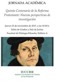 Jornada Académica "Quinto Centenario de la Reforma Protestante: Nuevas perspectivas de investigación"