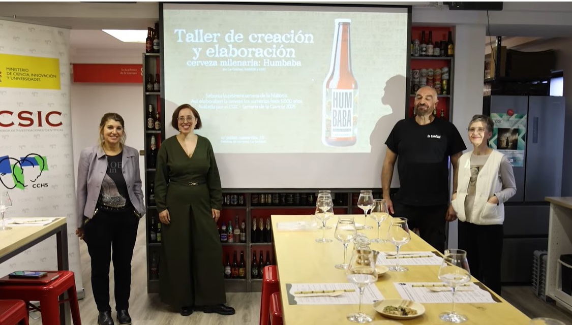 Barbara Boeck publica en National Geographic sobre la cerveza en Mesopotamia gracias a un taller de divulgación durante la Semana de la Ciencia