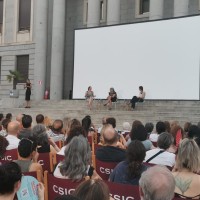 Petra Benyei (IEGD) participa en el coloquio previo de la proyección de 'Un amor' en el ciclo CSIC de cine 2024