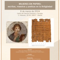TALLER DEL DÍA DE LA MUJER: Mujeres en papiro. Escribas, maestras y poetisas en la Antigüedad