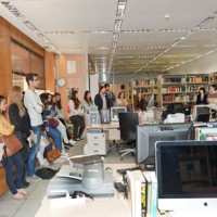 Estudiantes de filología de la Universidad Rovira i Virgili realizan una visita guiada por el CCHS