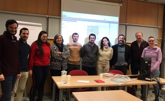 Los alumnos del Máster Universitario en Estudios Clásicos (UCM-UAM-UAH) visitan el Departamento de Estudios Griegos y Latinos del ILC