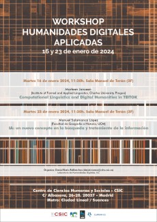 Workshop en Humanidades Digitales aplicadas: "Computational Linguistics and Digital Humanities in TEITOK"