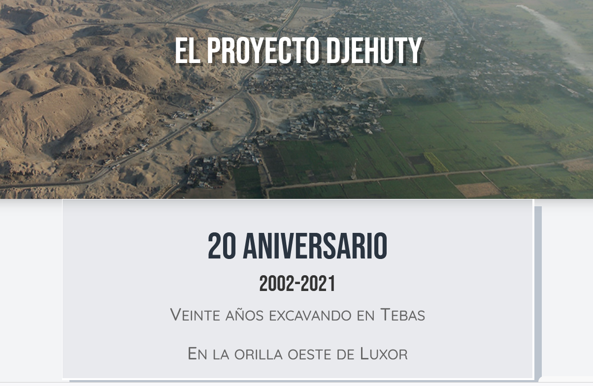 Culmina la campaña de excavación número 20 del Proyecto Djehuty en Egipto
